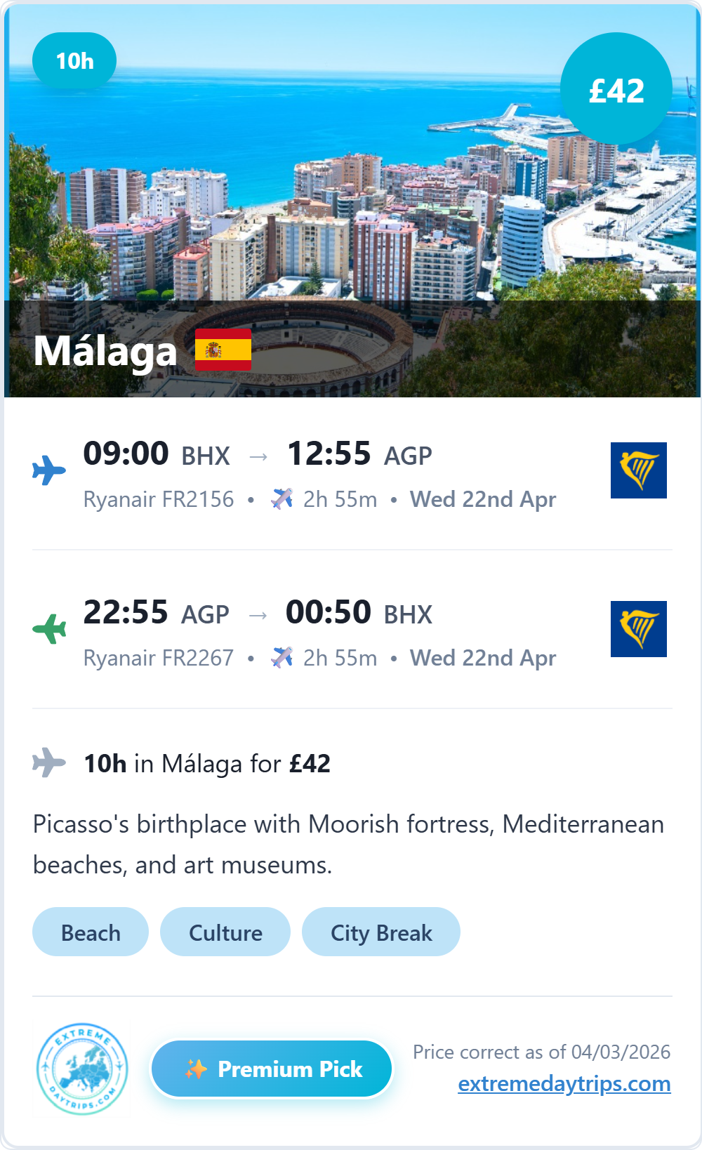 Premium pick from Birmingham