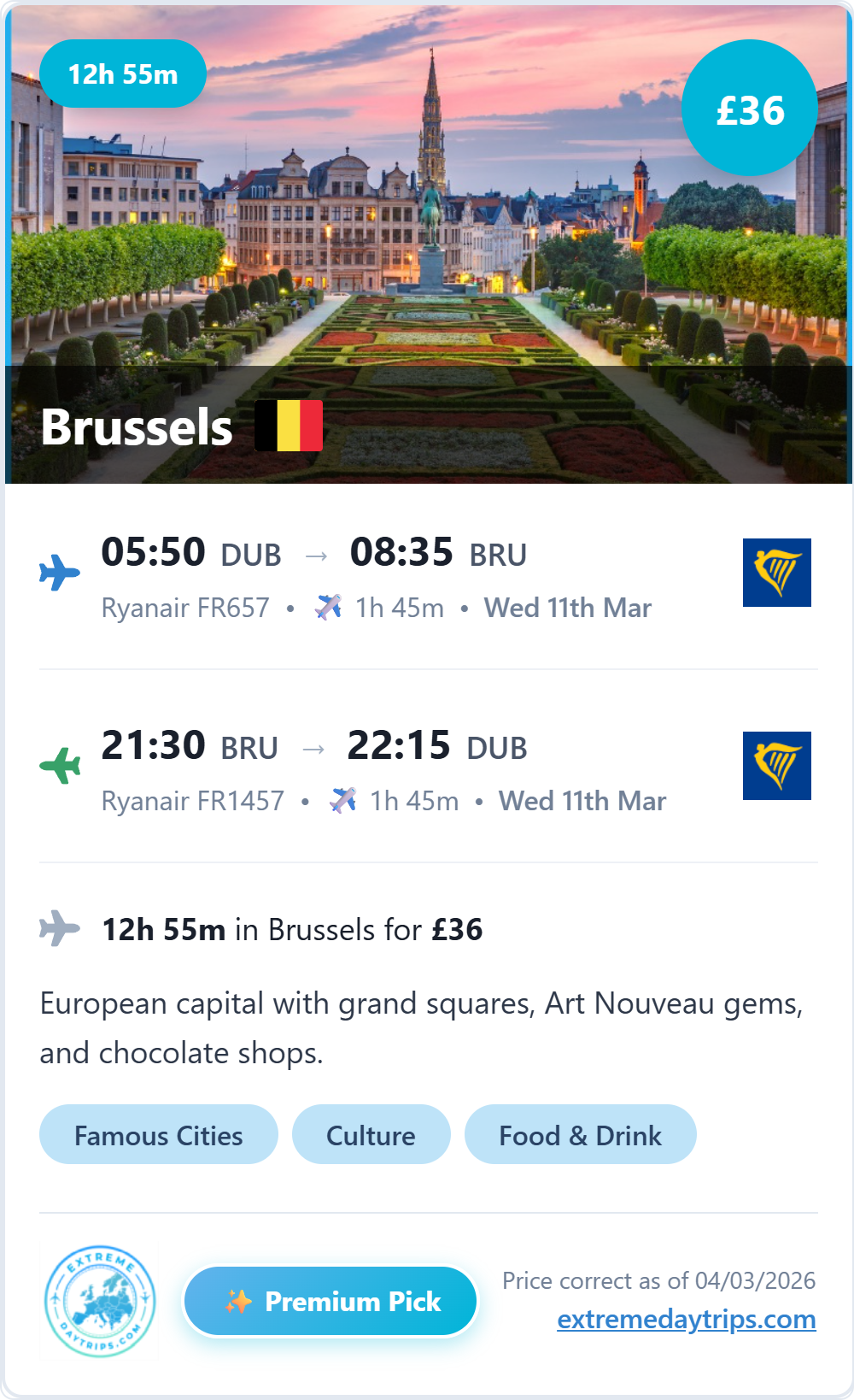 Premium pick from Dublin