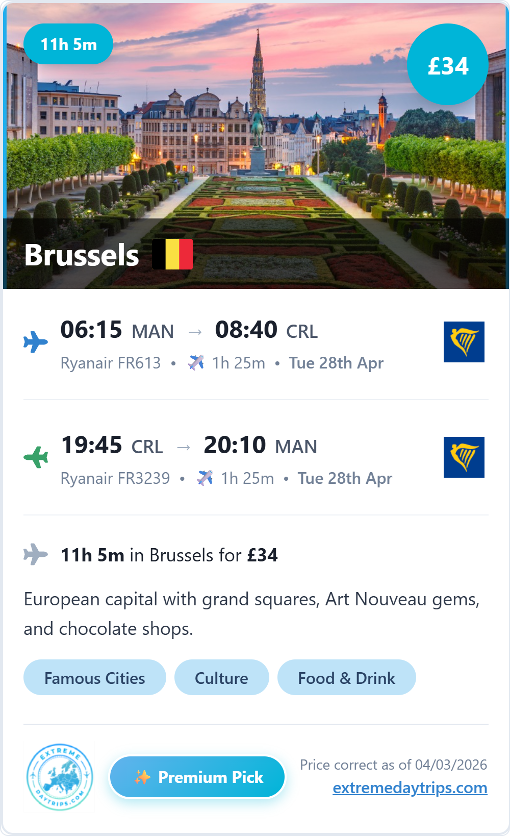 Premium pick from Manchester